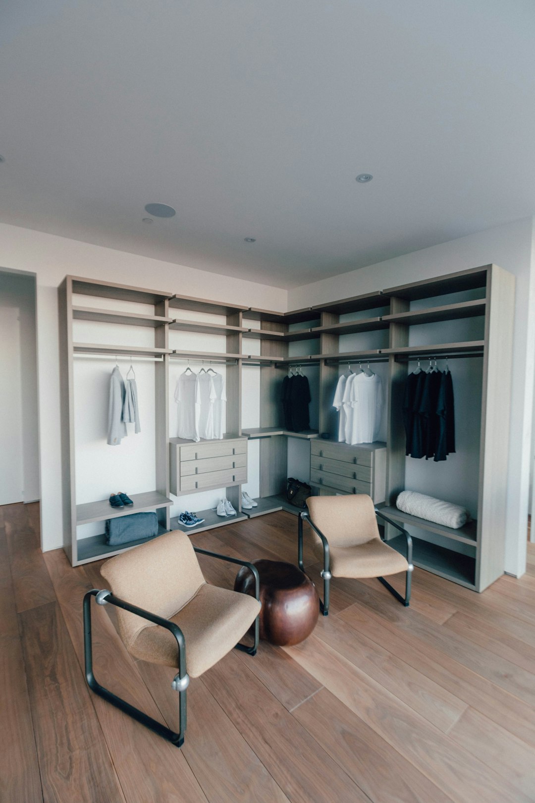 A fashionable, spacious mens closet in this Beverly Hills Home.nnIf you find my photos useful, please consider subscribing to me on YouTube for the occasional photography tutorial and much more - https://bit.ly/3smVlKp